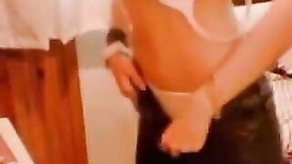 No one expected this sexy surprise from the girl