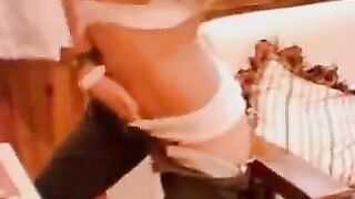 No one expected this sexy surprise from the girl