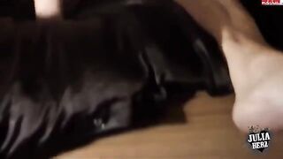 The beauty loves a cock and fucks in stockings