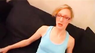 A hot and thin French girl is having sex right now