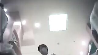 The employee hid a camera under the counter and shot girls' skirts