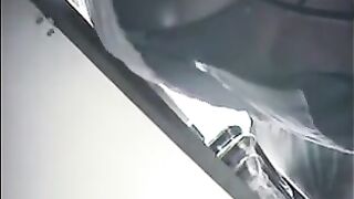 The employee hid a camera under the counter and shot girls' skirts
