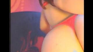 Girl fucked herself in all holes with a powerful vibrator