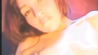 Girl fucked herself in all holes with a powerful vibrator