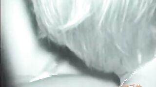 The guy licked the hairy pussy of his sleeping 18-year-old Asian step-sister
