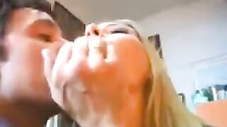 A blond girl does not refuse sex with rich men