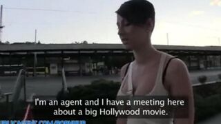 Girls agreed to have sex for money with a complete stranger outdoors