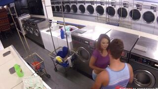 The guy fucked Dillion Harper in the laundry room