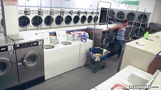 The guy fucked Dillion Harper in the laundry room