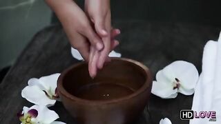 Hot erotic massage from my friend, it was awesome