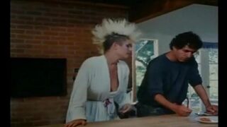 Retro anal orgy with huge tits and hardcore threesome action