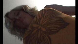 First creamy pussy experience for young blonde teen Ellie Louise