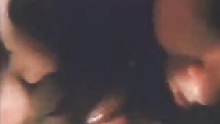A classic threesome scene with plenty of passionate action