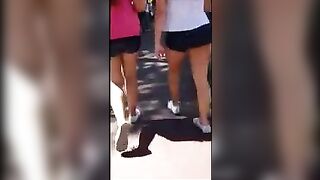 A beautiful ass of a student who invited someone to herself