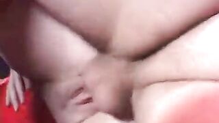 Tied up girl has sex with a man, it was not her first time