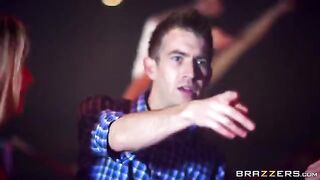 Skinny blonde teen gets fucked on the party and receives a cumshot
