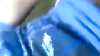 I pulled my underpants down and took out the overgrown bolt to jerk it