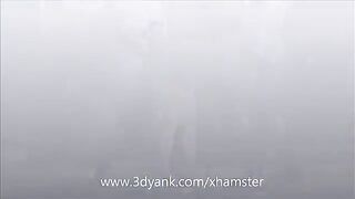 Anime woman fucked by two big monsters in an intense scene