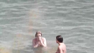 Bathing in the sea naked is very refreshing, try it!
