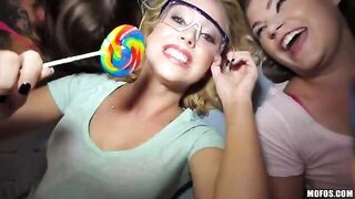 A woman joined the swingers party and tried to keep up with others