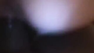 Negro man with a big dick fucks Latina on the bed