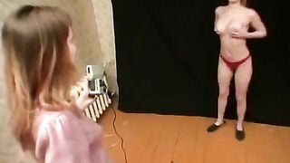 Games with Russian lesbian beauties for undressing