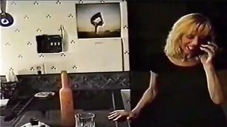 A Negro guy fucked his wife wearing pantyhose