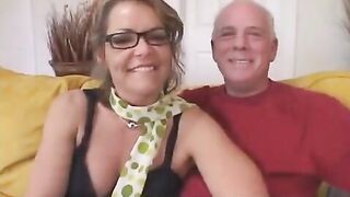 The old man gave her student to her wife