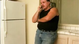An old lady is just happy to receive sperm from her young lover in her pussy