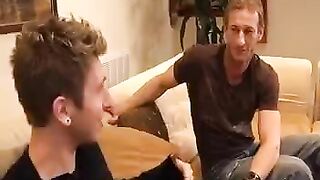 A sister poses naked, and her brother removes his clothes too