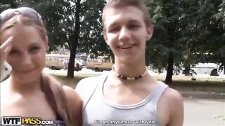 The guy made a comeback and began to lick the pussies of girls