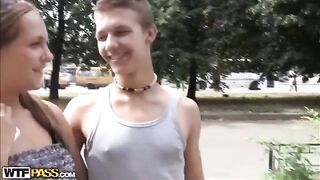 The guy made a comeback and began to lick the pussies of girls