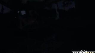 Gorgeous brunette pornstar with huge boobs gets banged in the car xxx