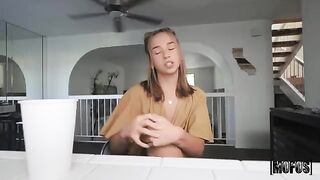The girl who came to the car for a blowjob was greatly fucked