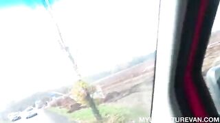 The guy got the best sex in his life in the car with a slut