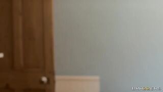 A hot girl is fucking in the shower for the last time