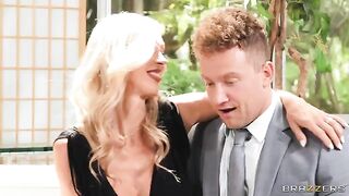 Blonde beauty fucks with her friend in a steamy episode