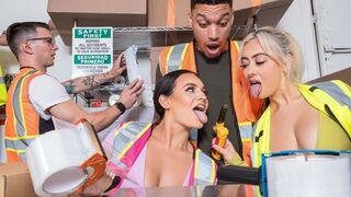 The working girls are having a little rest after their work with a hard fuck