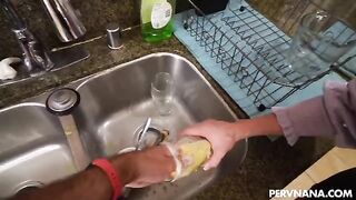 A man came home to a wonderful sexy reward from his wife