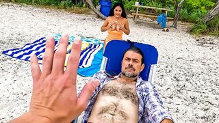 Labor Day became not so lame after meeting on the public beach