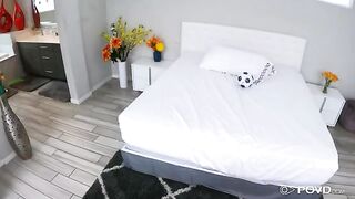 The coach fucks the girl and fills her with cum