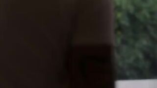 Two guys pushed dick in ass of sexy Asian moving men with intense passion