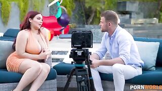 Natasha Nice gets her asshole gapped during a kinky job interview