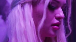 Pilot fucks busty blonde newbie London Laurent in stockings and pantyhose