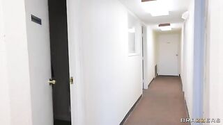 Nurse assists a resident with some intense anal action at the facility