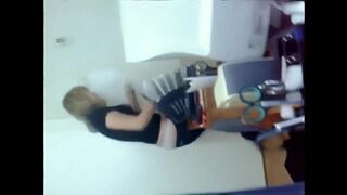 A hot Kazakh teacher is fucking with her colleague