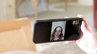 A lesbian has a passionate sex with her girlfriend on the bed