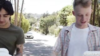 Lil Humper Gang screwed gorgeous MILF in threesome