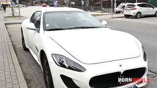 Bitchy gold digger Alyssa Bounty gets pranked into a dp
