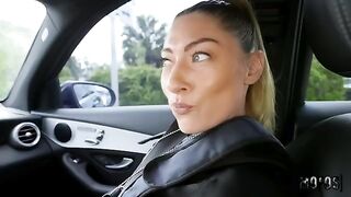 A hot and hungry cop pulled me over and fucked me in the car